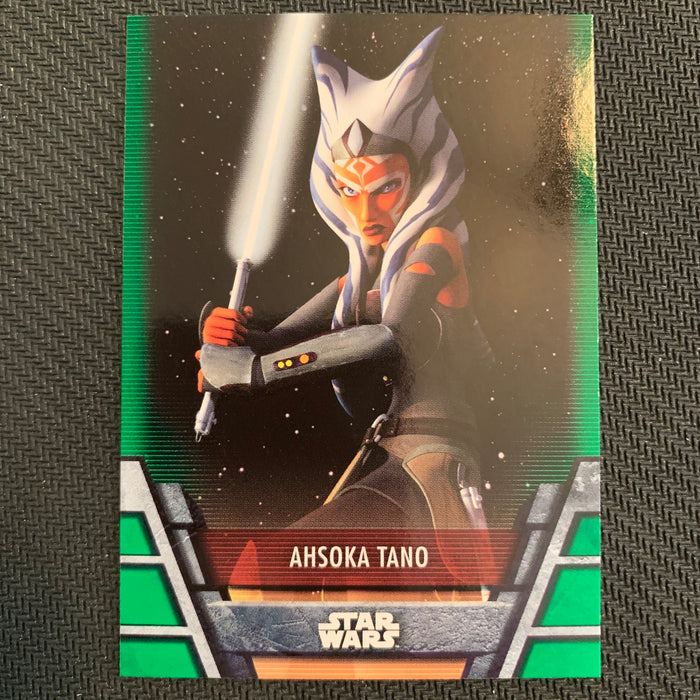 Star Wars Holocron 2020 - PX-07 Ahsoka Tano - Green Parallel Vintage Trading Card Singles Topps   