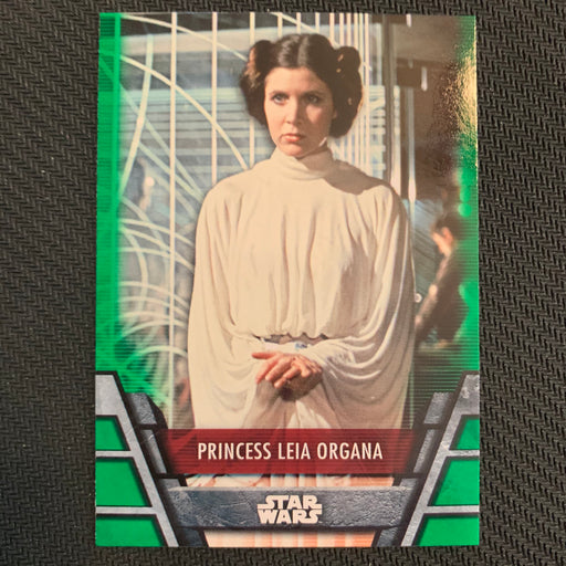 Star Wars Holocron 2020 - Reb-02 Princess Leia Organa - Green Parallel Vintage Trading Card Singles Topps   