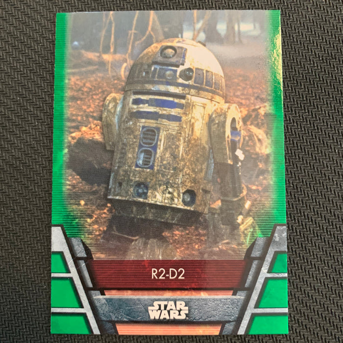 Star Wars Holocron 2020 - Reb-14 R2-D2 - Green Parallel Vintage Trading Card Singles Topps   