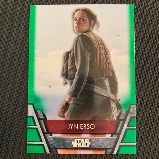 Star Wars Holocron 2020 - Reb-23 Jyn Erso - Green Parallel Vintage Trading Card Singles Topps   