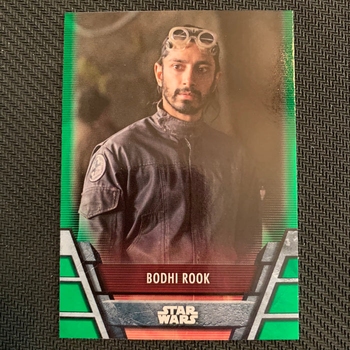 Star Wars Holocron 2020 - Reb-26 Bodhi Rook - Green Parallel Vintage Trading Card Singles Topps   