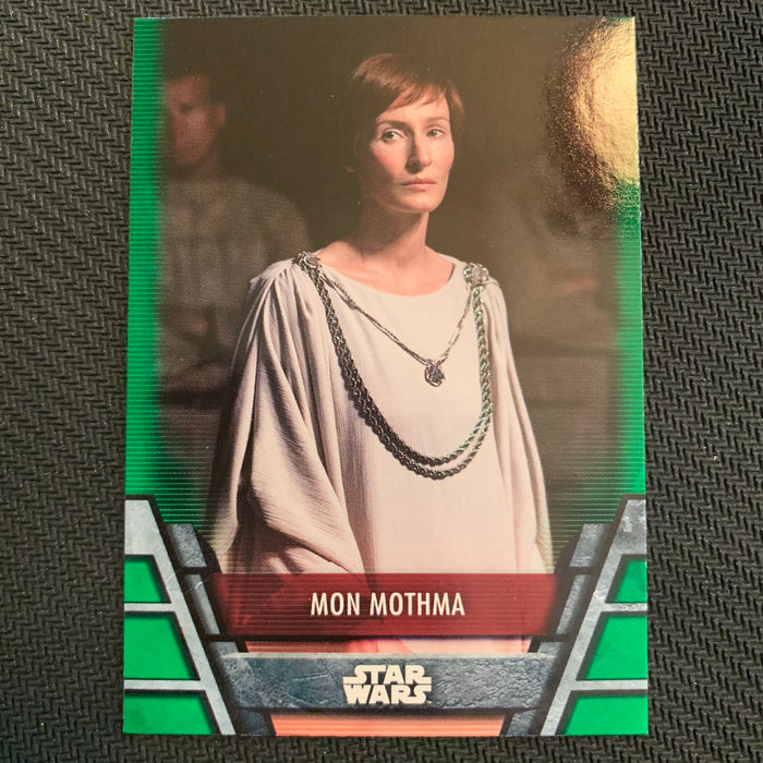 Star Wars Holocron 2020 - Reb-29 Mon Mothma - Green Parallel Vintage Trading Card Singles Topps   