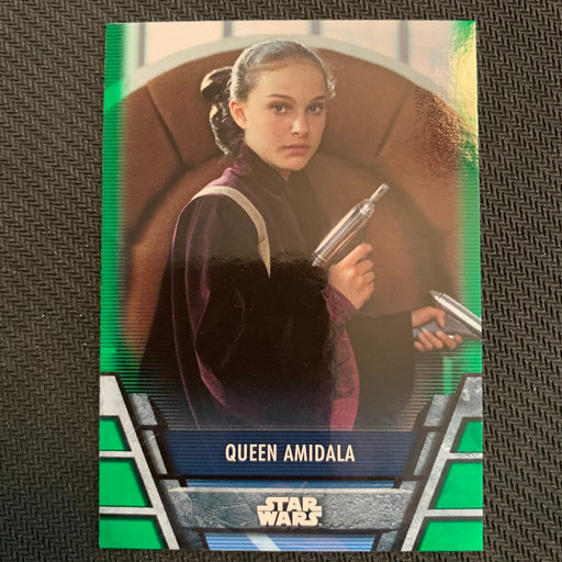 Star Wars Holocron 2020 - Rep-01 Queen Amidala - Green Parallel Vintage Trading Card Singles Topps   