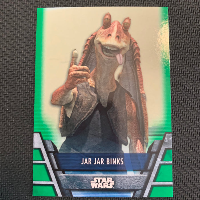 Star Wars Holocron 2020 - Rep-02 Jar Jar Binks - Green Parallel Vintage Trading Card Singles Topps   