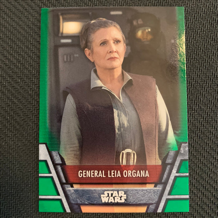 Star Wars Holocron 2020 - Res-06 General Leia Organa - Green Parallel Vintage Trading Card Singles Topps   