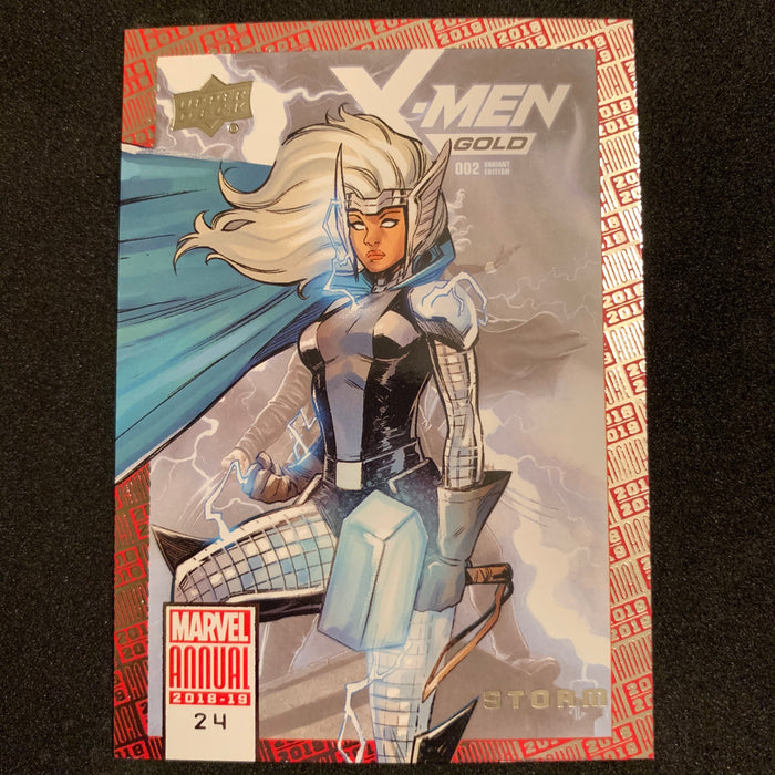 Marvel Annual 2018-19 - 024 - Storm Vintage Trading Card Singles Upper Deck   