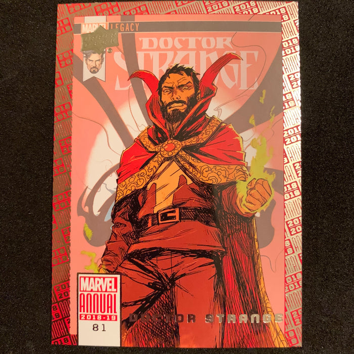 Marvel Annual 2018-19 - 081 - Doctor Strange Vintage Trading Card Singles Upper Deck   