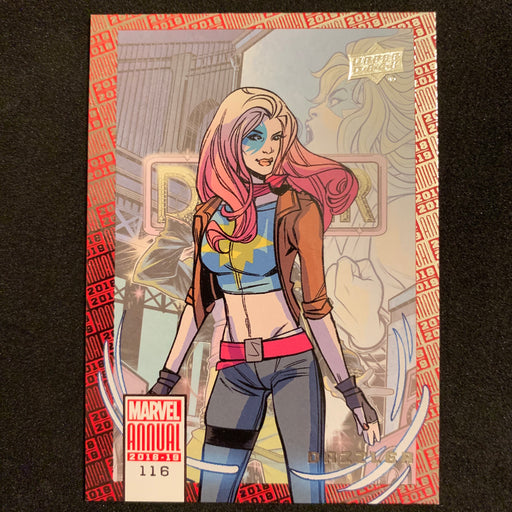 Marvel Annual 2018-19 - 116 - Dazzler Vintage Trading Card Singles Upper Deck   