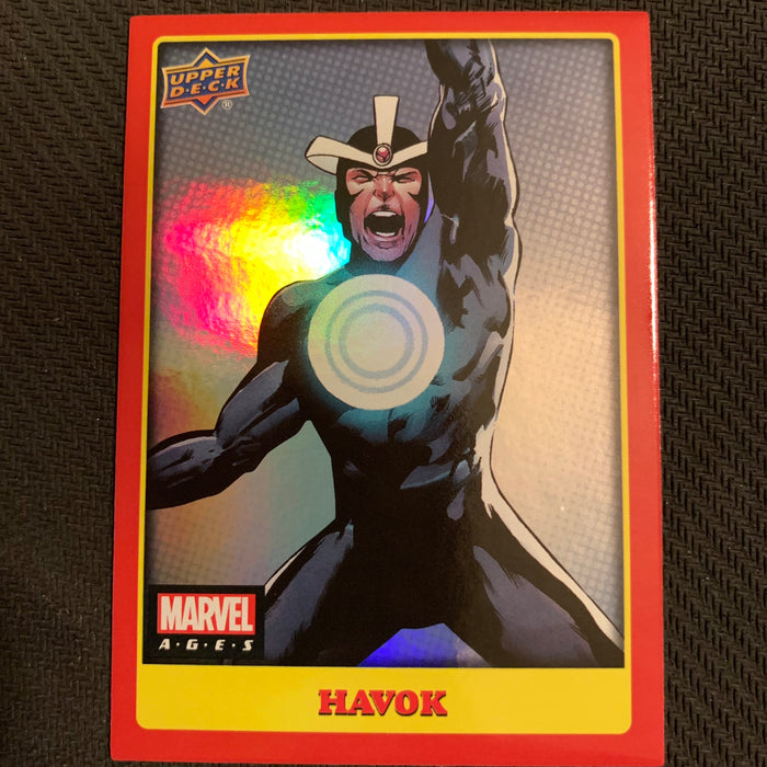 Marvel Ages 2021 - 228F - Havok Vintage Trading Card Singles Upper Deck   