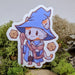 Wizard Hit Dice Cat Tabletop Gaming Sticker - 2.5" Gift Mimic Gaming Co   