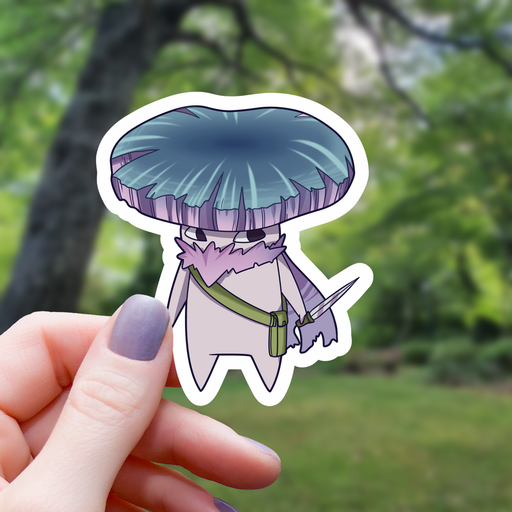 Mushroom Rogue Tabletop RPG Sticker - 3" Gift Mimic Gaming Co   