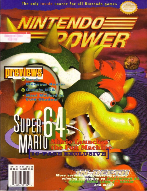 Nintendo Power - Issue 088 - Super Mario 64 Odd Ends Nintendo   