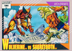 Marvel Universe 1991 - 093 - Wolverine vs. Sabretooth Vintage Trading Card Singles Impel   