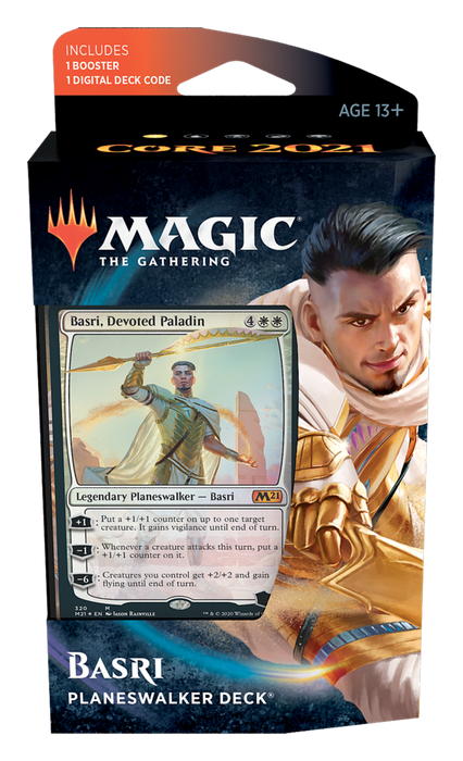 Magic the Gathering CCG: Core 2021 Planeswalker Deck - Basri - Devoted Paladin CCG WIZARDS OF THE COAST, INC   