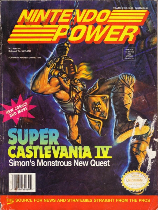 Nintendo Power - Issue 032 - Super Castlevania IV Odd Ends Nintendo   