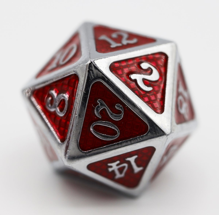 Foam Brain Dice - Crimson Mesh RPG Set Accessories Foam Brain   