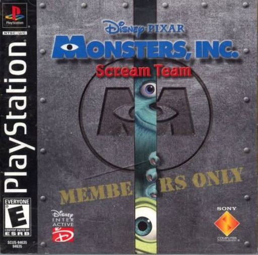 Monsters Inc Scream Team - Playstation 1 - Complete Video Games Heroic Goods and Games   