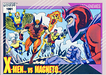 Marvel Universe 1991 - 125 - X-Men vs. Magneto Vintage Trading Card Singles Impel   