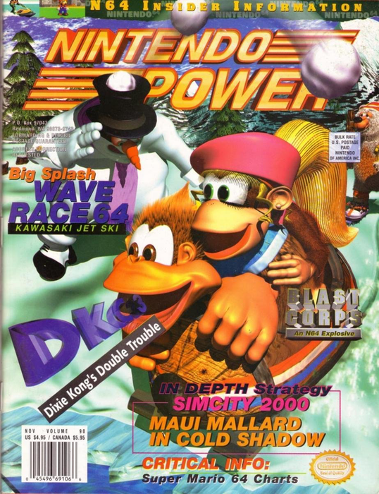 Nintendo Power - Issue 090 - Donkey Kong Country 3 Odd Ends Nintendo   